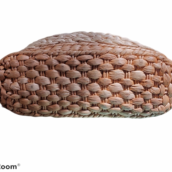 Vintage Brighton Sadie Weave Two - Tone Straw Bag - Picture 5 of 9